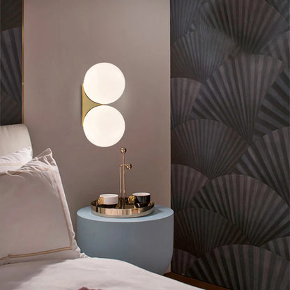 Applique à éclairage doux pour chambre et salon Wall lamps Electro Paris Or 2 lampes