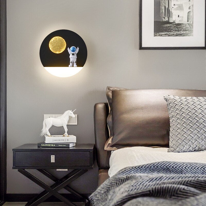 Applique murale 3D astronaute pour chambre d'enfant Children Lamps Electro Paris