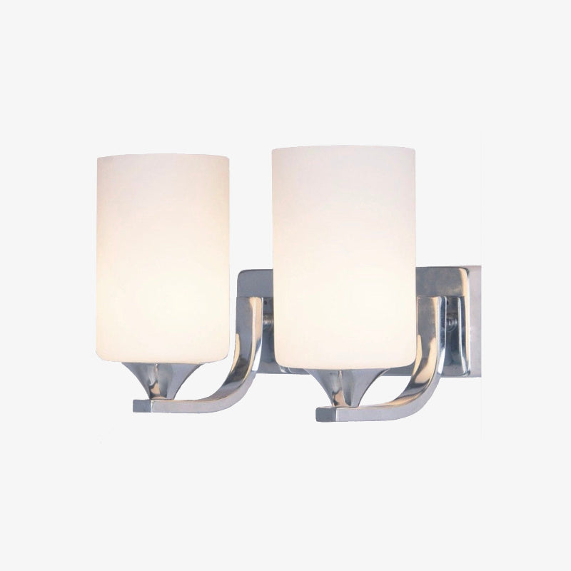 Applique murale LED chromée moderne pour une décoration élégante Wall lamps Electro Paris 2 lampes