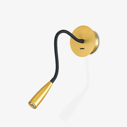 Applique murale LED minimaliste en forme de tube rotatif Readling Light Electro Paris