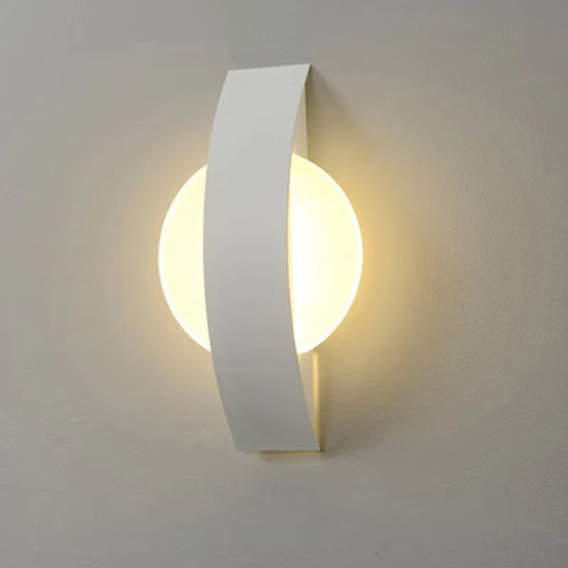 Applique murale LED moderne au design légèrement incurvé Ceiling Lamp Electro Paris Rond blanc Varm hvid