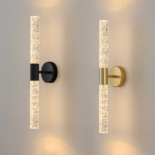 Applique murale LED moderne avec colonne lumineuse en cristal Wall lamps Electro Paris