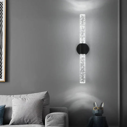 Applique murale LED moderne avec colonne lumineuse en cristal Wall lamps Electro Paris