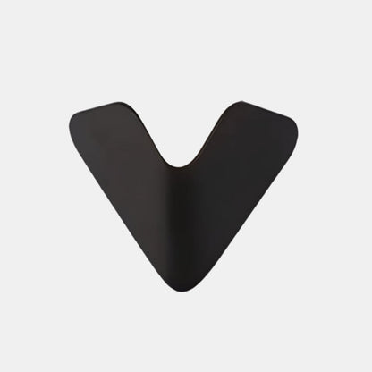 Applique murale LED moderne en forme de V pour l'intérieur et l'extérieur Wall lamps Electro Paris Noir
