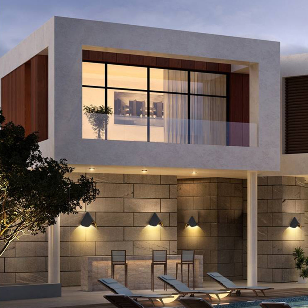 Applique murale LED moderne en forme de V pour l'intérieur et l'extérieur Wall lamps Electro Paris