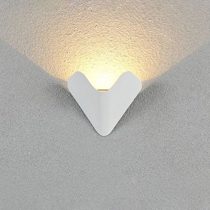 Applique murale LED moderne en forme de V pour l'intérieur et l'extérieur Wall lamps Electro Paris