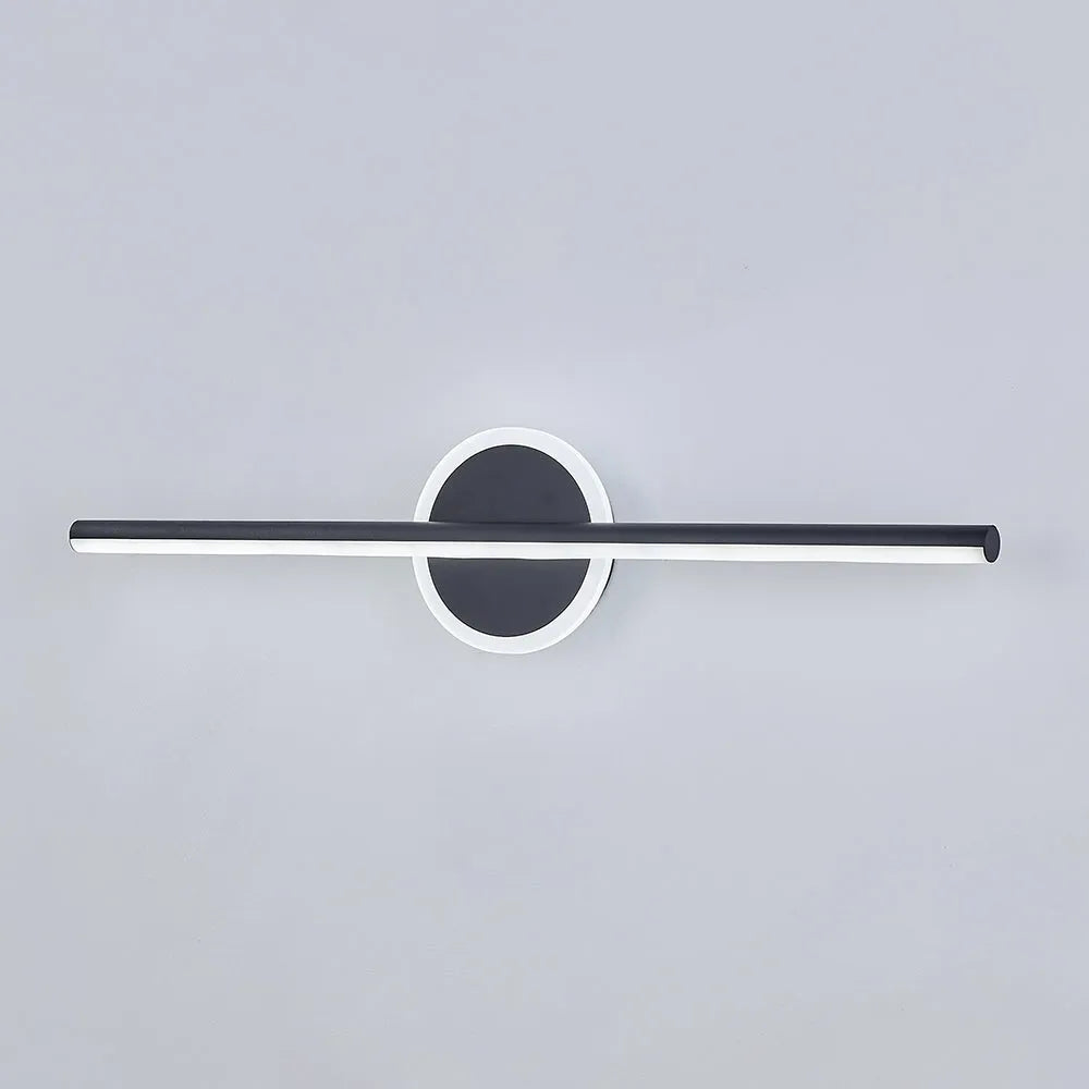 Applique murale LED moderne pour chambre, salle de bain et salon Wall lamps Electro Paris Noir Rond 40 CM