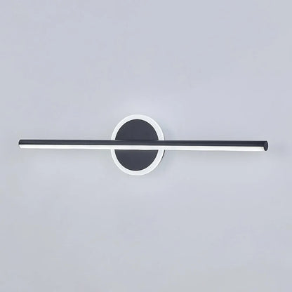 Applique murale LED moderne pour chambre, salle de bain et salon Wall lamps Electro Paris Noir Rond 40 CM