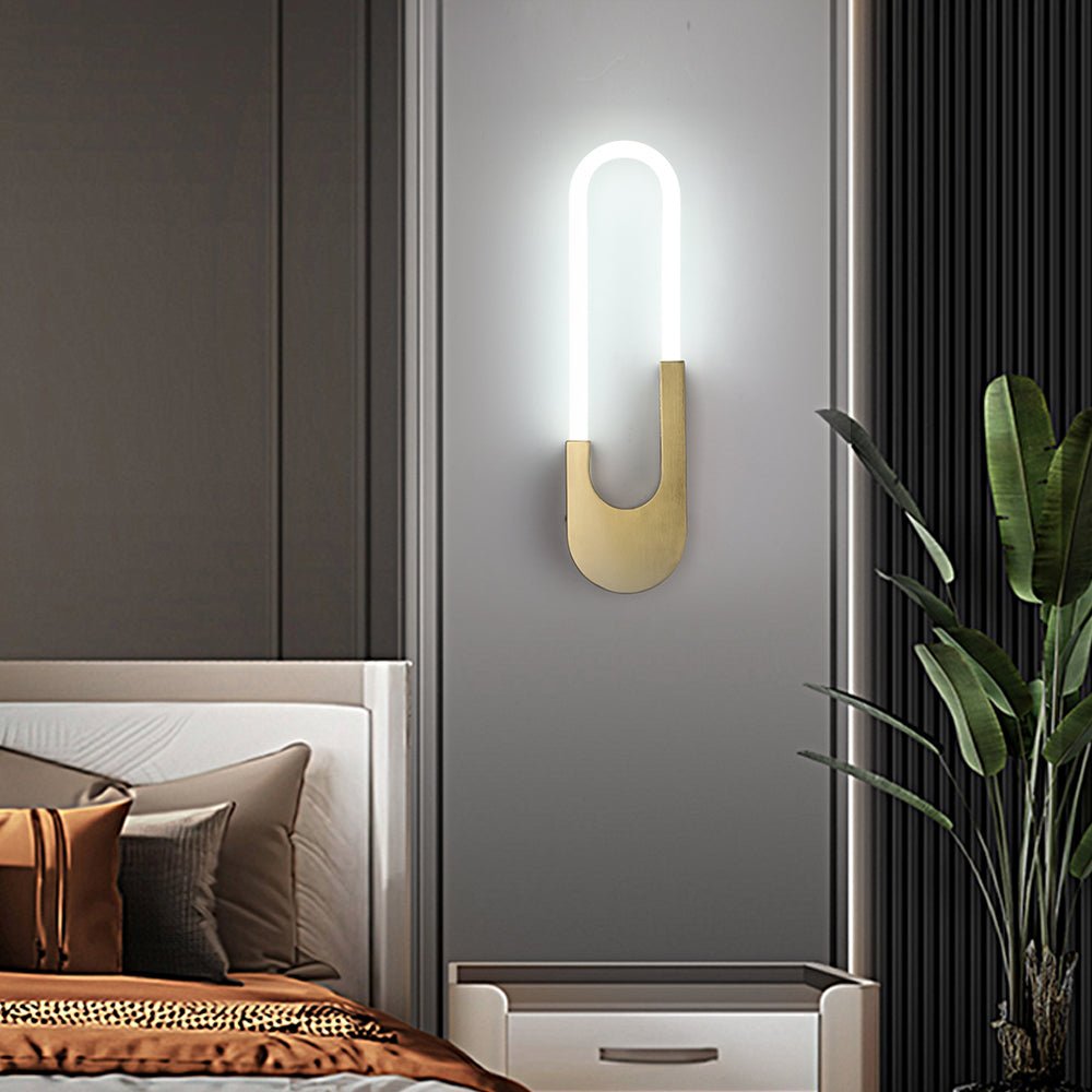 Applique murale LED ovale moderne Wall lamps Electro Paris Or Lumière blanche
