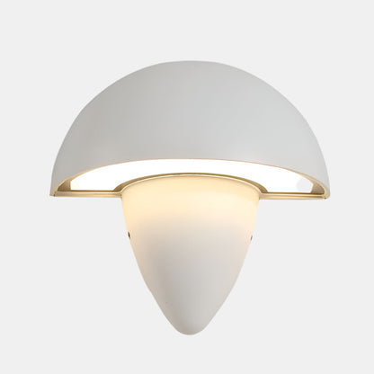 Applique murale d'extérieur moderne au design unique en forme de champignon Wall lamps Electro Paris Blanc Blanc froid