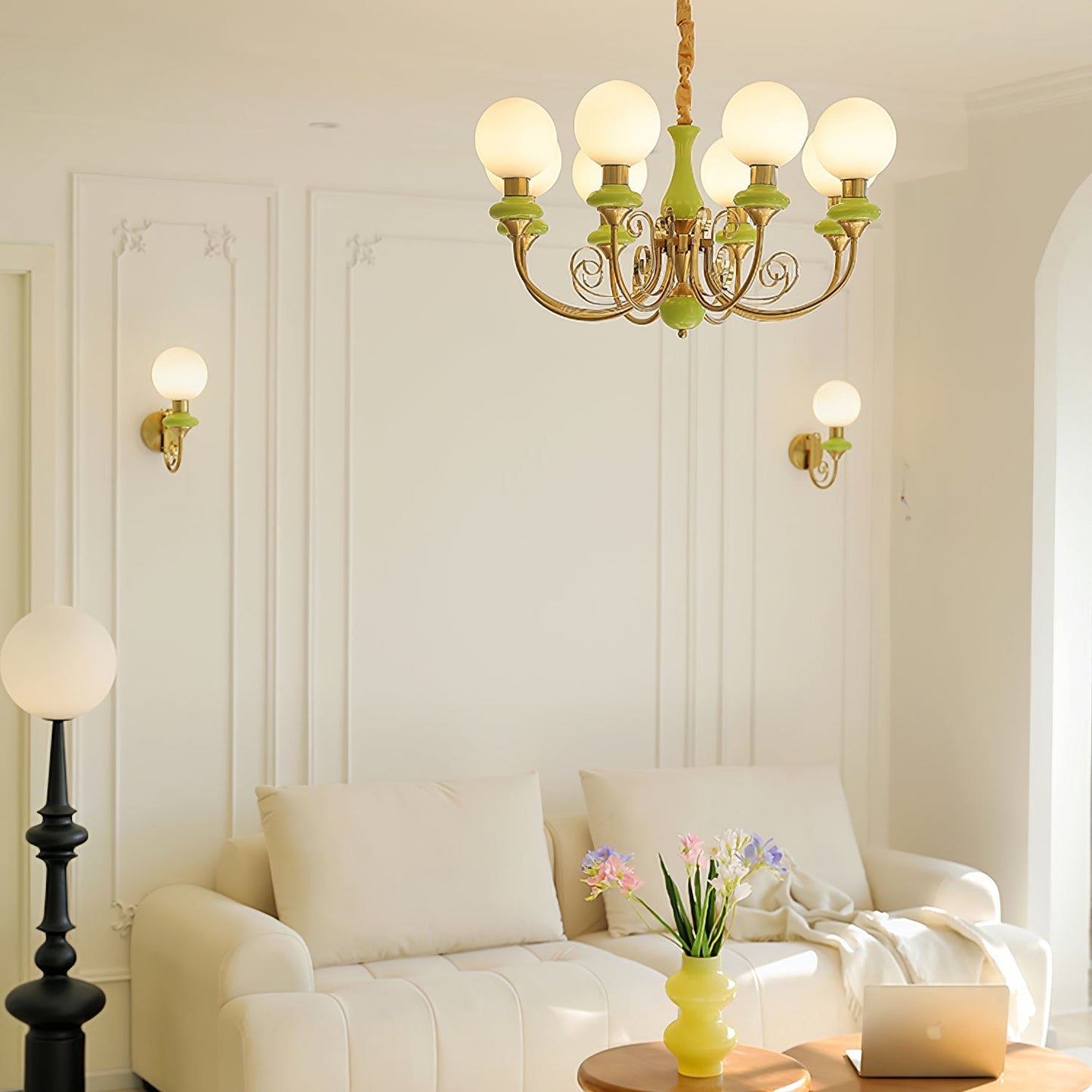 Applique murale élégante au toucher naturel pour une utilisation en intérieur Wall lamps Electro Paris