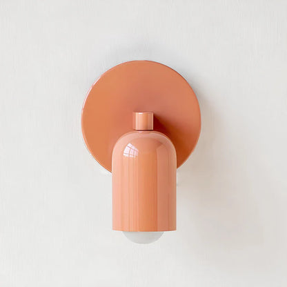 Applique murale minimaliste en verre coloré pour des pièces élégantes Wall lamps Electro Paris Rose