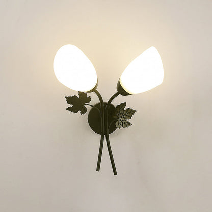 Applique murale moderne avec abat-jour incurvé artistique Wall lamps Electro Paris Fleur 2-lumières