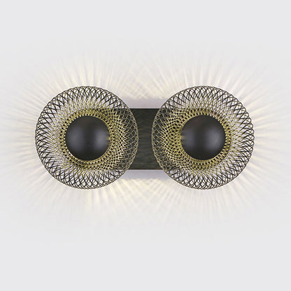 Applique murale moderne avec finition métallique élégante Wall lamps Electro Paris Noir 2 lumières