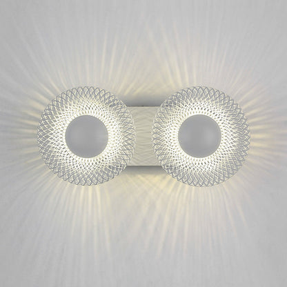 Applique murale moderne avec finition métallique élégante Wall lamps Electro Paris Blanc 2 lumières