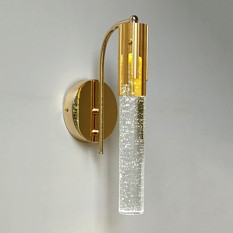 Applique murale moderne avec verre à bulles et cristal Wall lamps Electro Paris