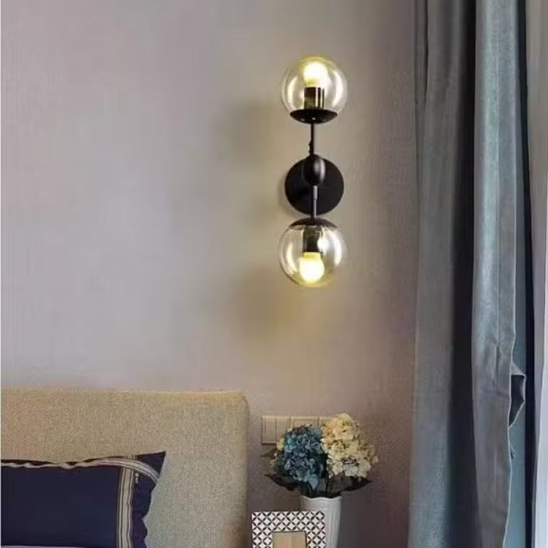 Applique murale moderne à double boule pour la maison Wall lamps Electro Paris