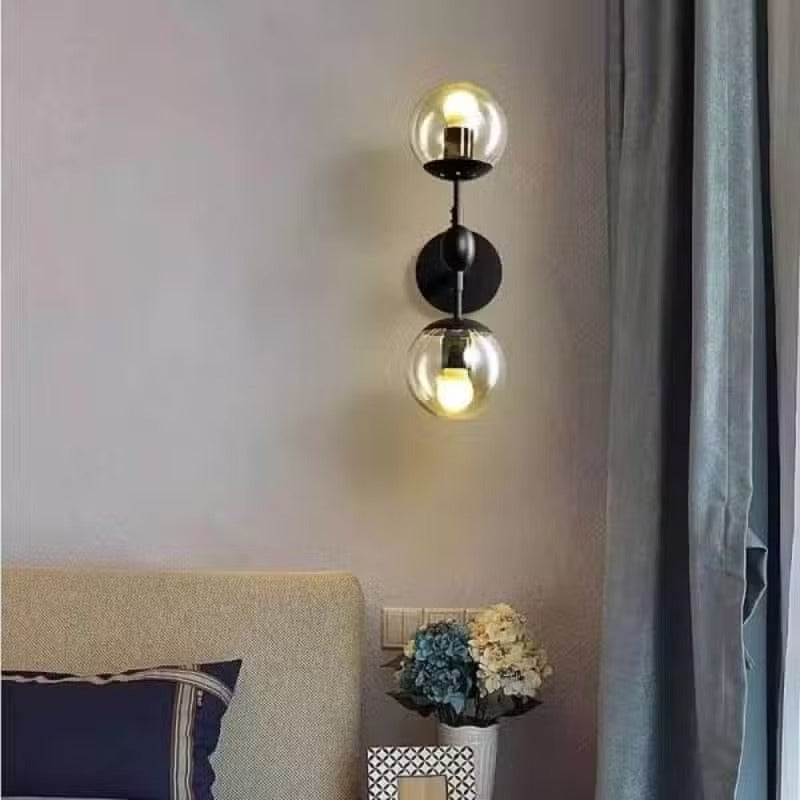 Applique murale moderne à double boule pour la maison Wall lamps Electro Paris