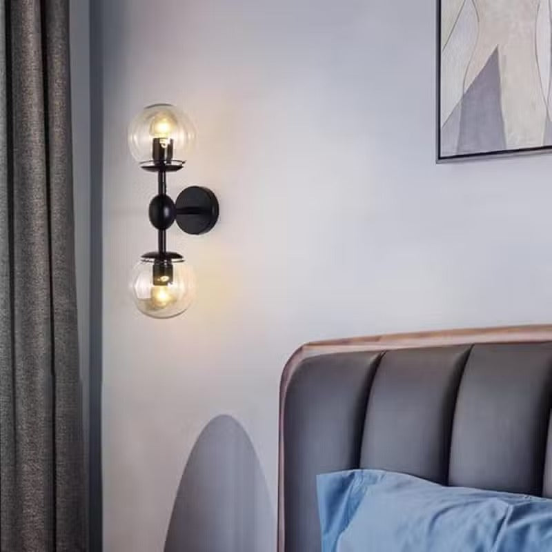 Applique murale moderne à double boule pour la maison Wall lamps Electro Paris