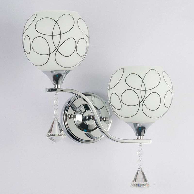 Applique murale moderne en forme de boule pour chambre et salon Wall lamps Electro Paris
