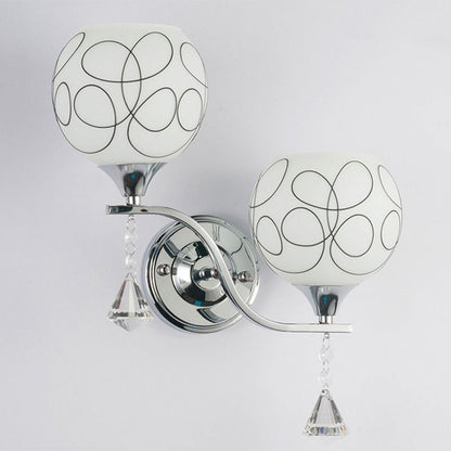 Applique murale moderne en forme de boule pour chambre et salon Wall lamps Electro Paris