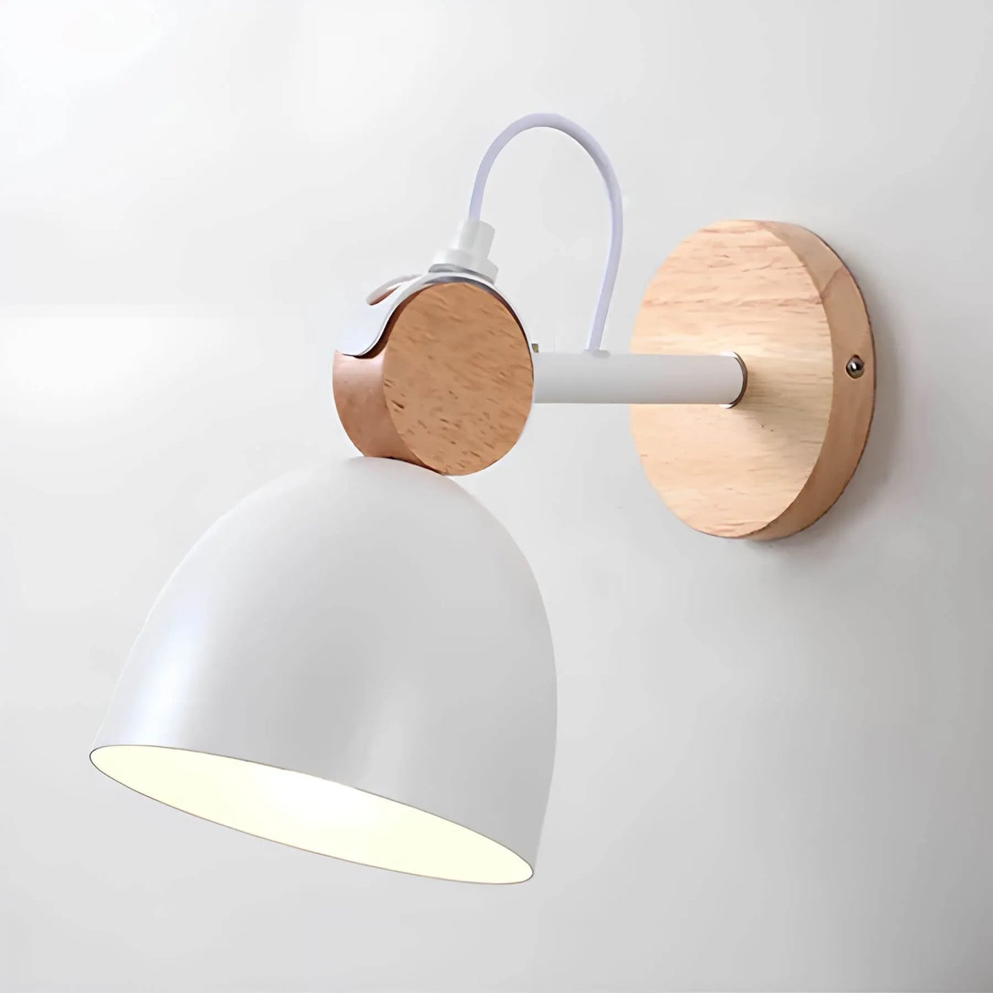 Applique murale moderne à tête réglable Desk Lamp Electro Paris Blanc Blanc chaud