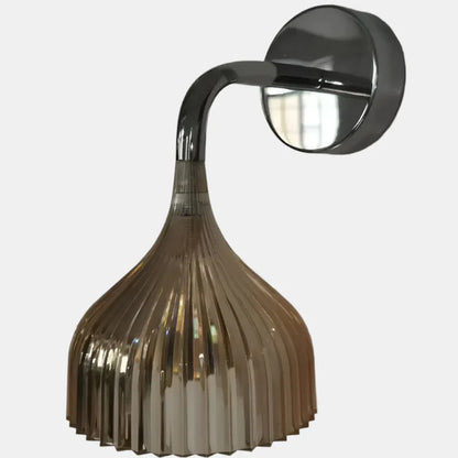 Applique murale nordique élégante en acrylique pour une maison moderne Wall lamps Electro Paris Ambre Blanc froid