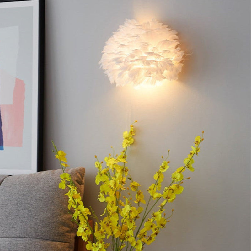 Applique murale scandinave à lumière douce Wall lamps Electro Paris Blanc B