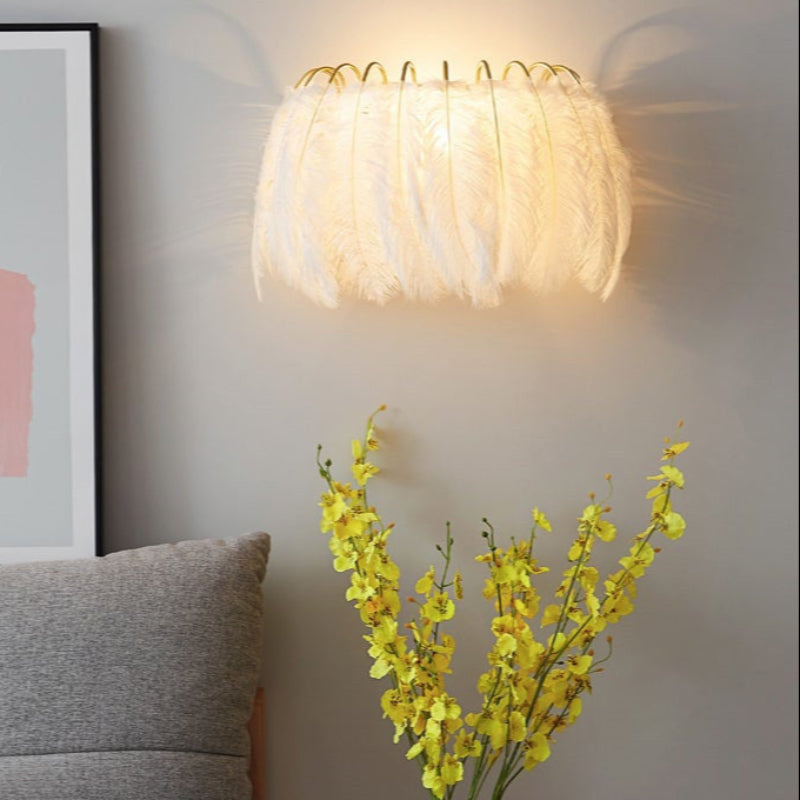 Applique murale scandinave à lumière douce Wall lamps Electro Paris Blanc D