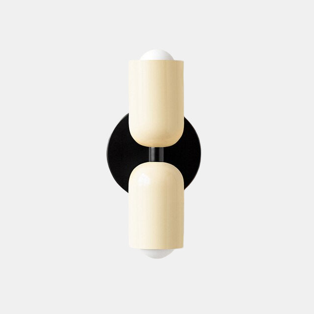 Appliques Murales Doubles LED au Design Moderne Applique murale Electro Paris Blanc