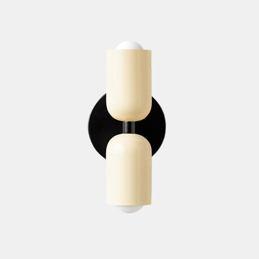 Appliques Murales Doubles LED au Design Moderne Applique murale Electro Paris Blanc