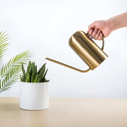 Arrosoir en Acier Inoxydable – 1,5 L avec Bec Long pour un Arrosage Précis et Élégant Fournitures de jardin Electro Paris Or