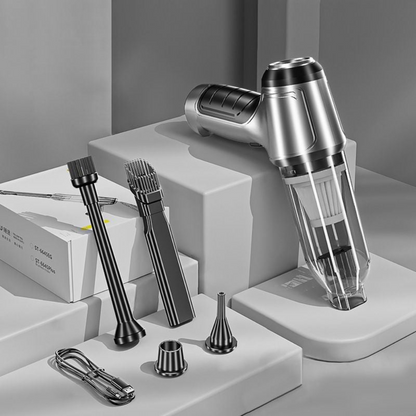 Aspirateur Voiture Sans Fil Puissant – Nettoyage Efficace et Pratique Aspirateurs Electro Paris Noir * Kit de Base