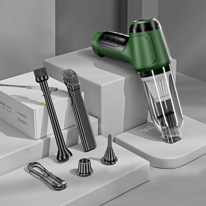 Aspirateur Voiture Sans Fil Puissant – Nettoyage Efficace et Pratique Aspirateurs Electro Paris Vert Foncé * Kit de Base