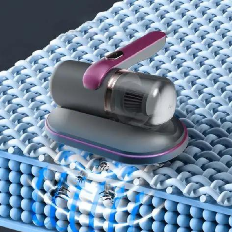 Aspirateur à Acariens Sans Fil avec Lumière UV-C – Nettoyeur à Main pour Matelas Aspirateurs Electro Paris