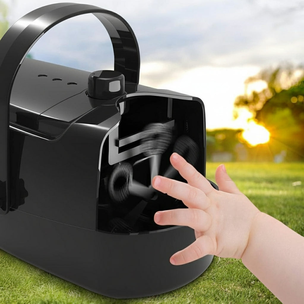 Machine À Bulles Automatique Pour Fêtes Et Jeux – Créez Des Moments Magiques Avec Des Bulles Colorées En Continu Bubble machine Electro Paris