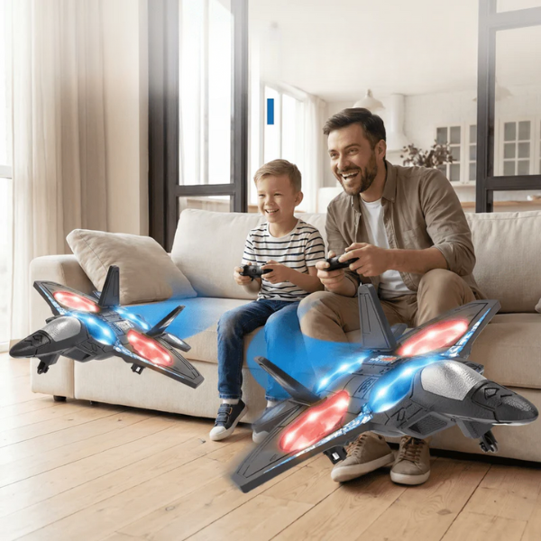Avion RC Lumineux – Jouet Télécommandé pour Enfants Avion télécommandé Electro Paris