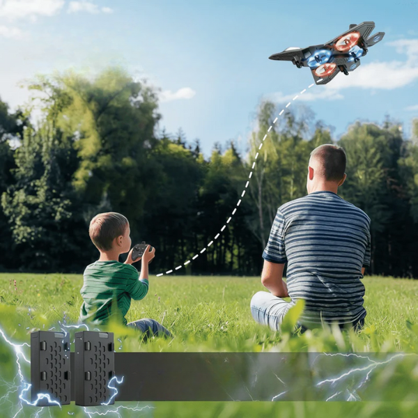 Avion RC Lumineux – Jouet Télécommandé pour Enfants Avion télécommandé Electro Paris