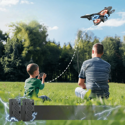 Avion RC Lumineux – Jouet Télécommandé pour Enfants Avion télécommandé Electro Paris
