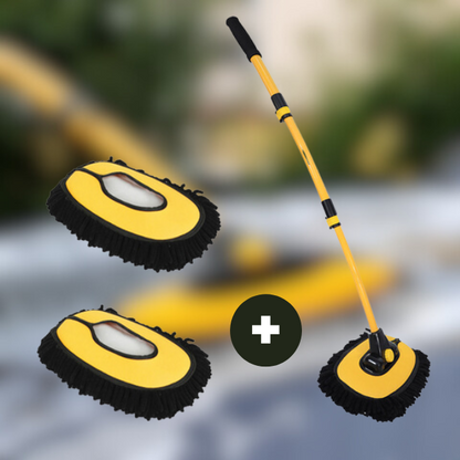 Brosse De Lavage De Voiture À Manche Télescopique Pour Nettoyage Facile Et Protection De La Carrosserie Car accessories Electro Paris Brosse uniquement + 2 brosses supplémentaires