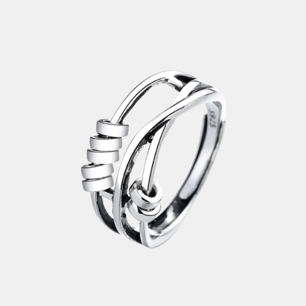 Bague Sérénité en Argent – Élégance Apaisante **Szorongás elleni ezüst gyűrű™ Electro Paris