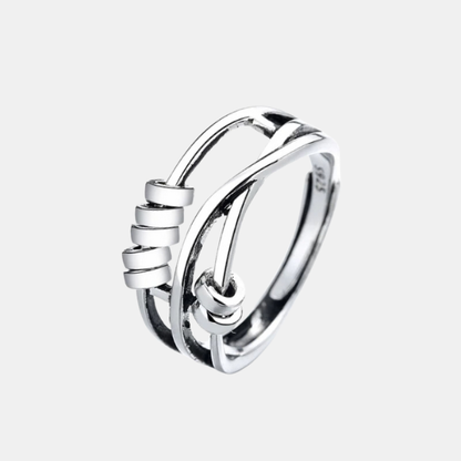 Bague Sérénité en Argent – Élégance Apaisante **Szorongás elleni ezüst gyűrű™ Electro Paris