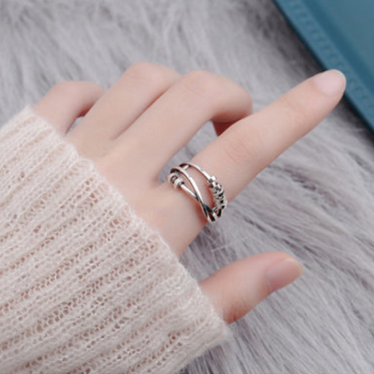 Bague Sérénité en Argent – Élégance Apaisante **Szorongás elleni ezüst gyűrű™ Electro Paris