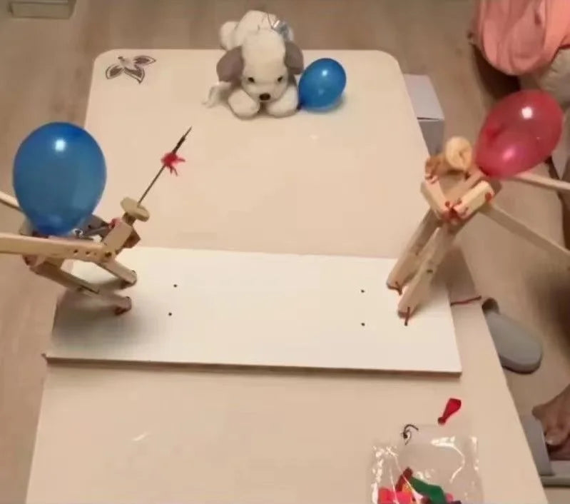 Jeu De Duel En Bambou Pour Animations Ludiques Et Sessions Actives À La Maison Duel wood toy Electro Paris