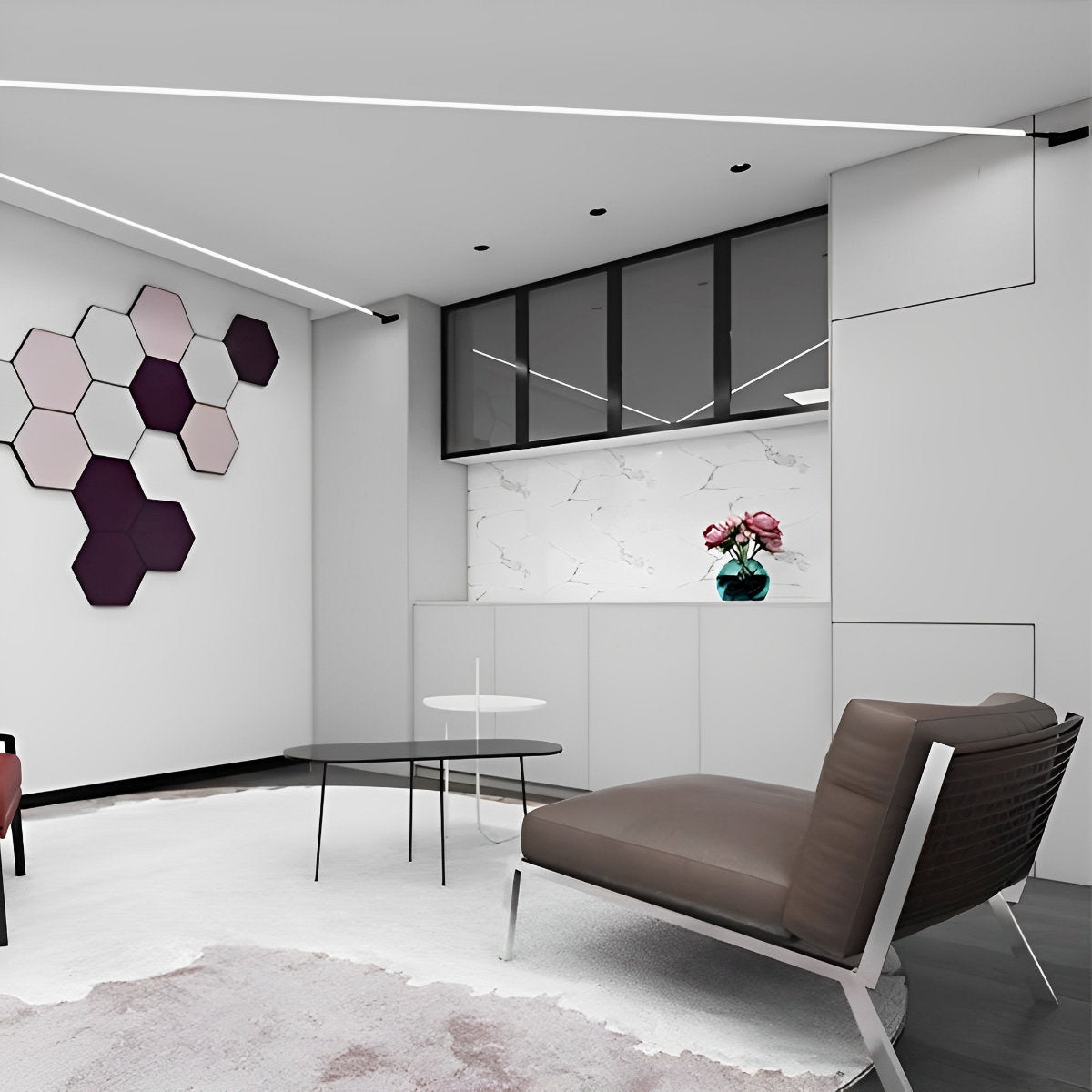 Applique Murale Linéaire LED Rotative Moderne Applique murale Electro Paris