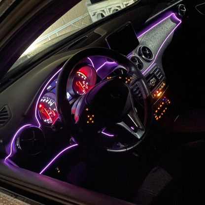 Bandes LED d’Ambiance Automobile – Style Lumineux Moderne Electro Paris