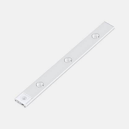 Barre Lumineuse LED Sans Fil à Détecteur de Mouvement avec Support Magnétique pour Éclairage Automatique Éclairage Electro Paris Argent 20cm