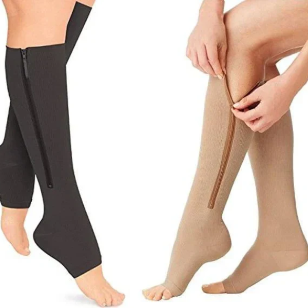 Bas de compression avec ouverture pratique Electro Paris
