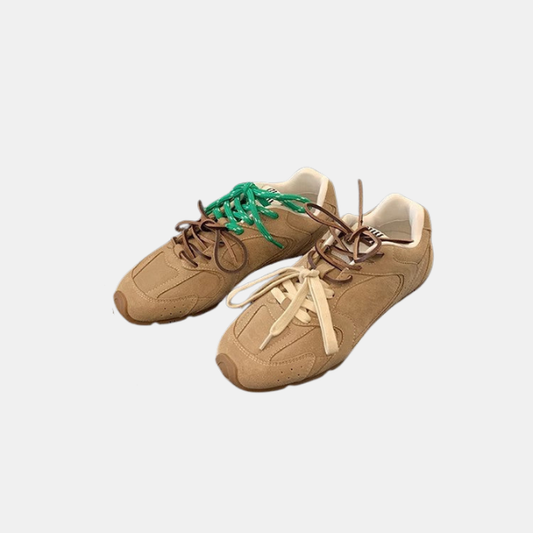 Baskets Femme Rétro – Style et Confort Sneakers Electro Paris Kaki 35