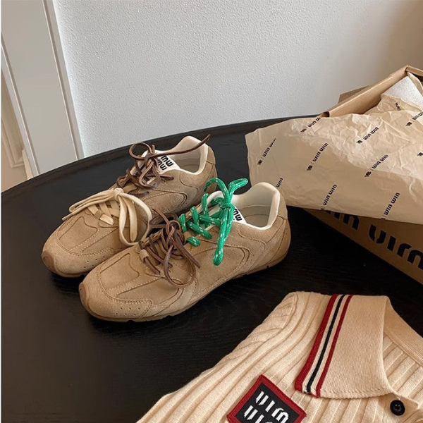 Baskets Femme Rétro – Style et Confort Sneakers Electro Paris